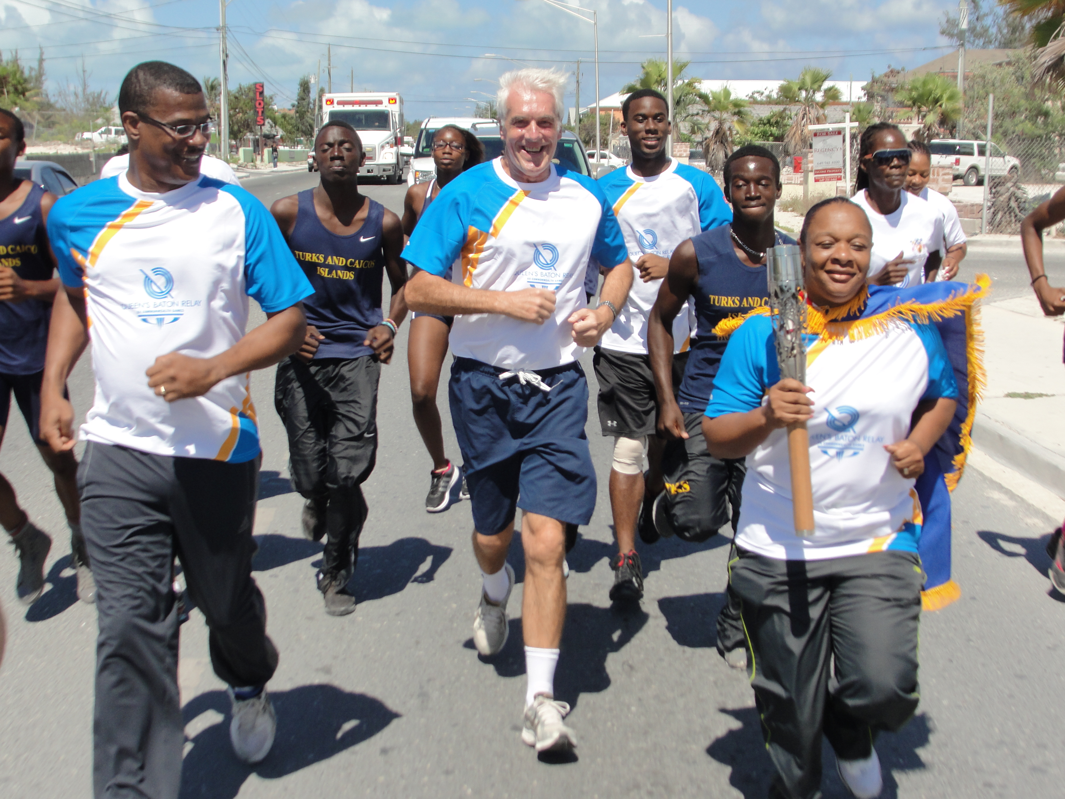 Governor running in the Queen’s Baton Relay Governor running in the Queen’s Baton Relay