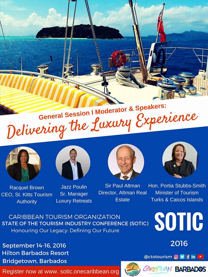 SOTIC 2016 Speakers’ Group 1 – “Delivering the Luxury Experience” Flyer